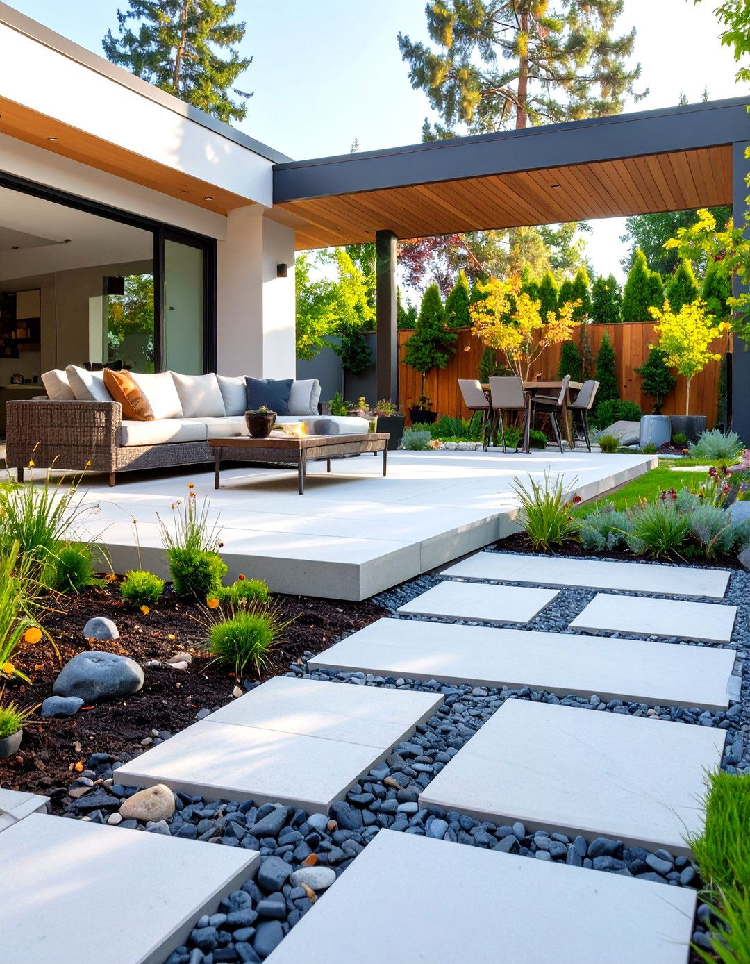 Install Permeable Paving Surfaces - 30 sustainable landscape design ideas