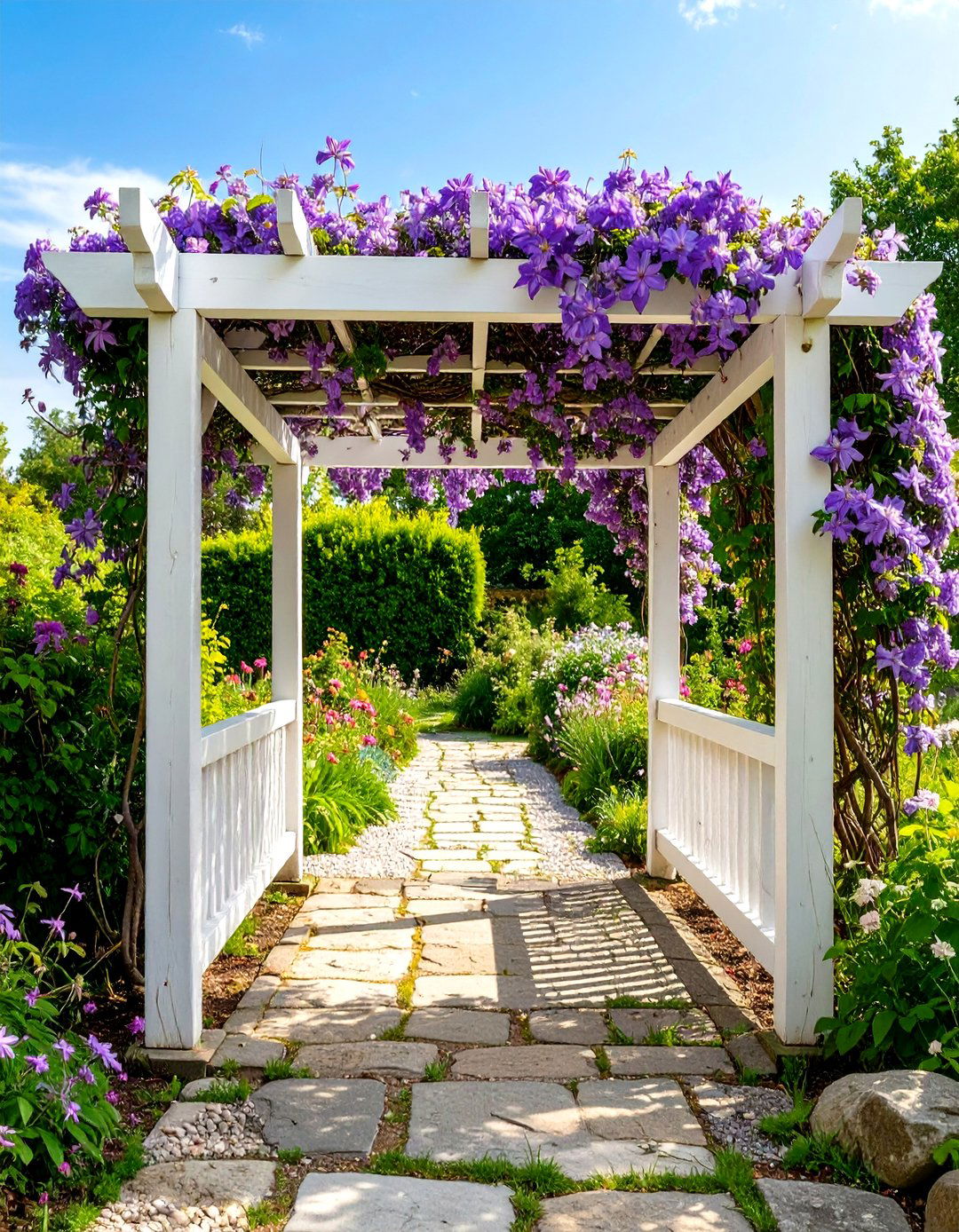 Install a Garden Arbor or Trellis - 30 simple landscaping ideas