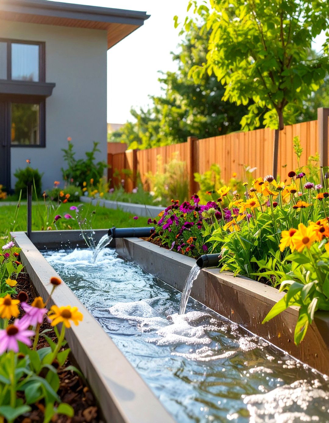 Install a Graywater Recycling System - 30 sustainable landscape design ideas
