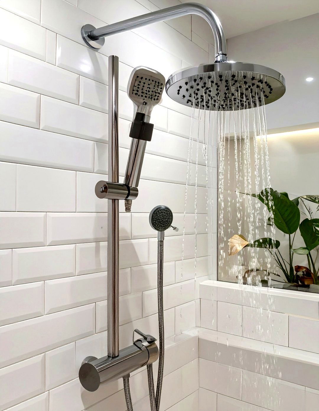 Install a Handheld Shower Sprayer - 30 spa like bathroom ideas