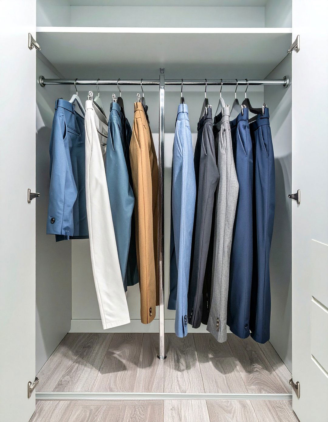 Install a Pull Out Pants Rack - 30 small closet organizer ideas