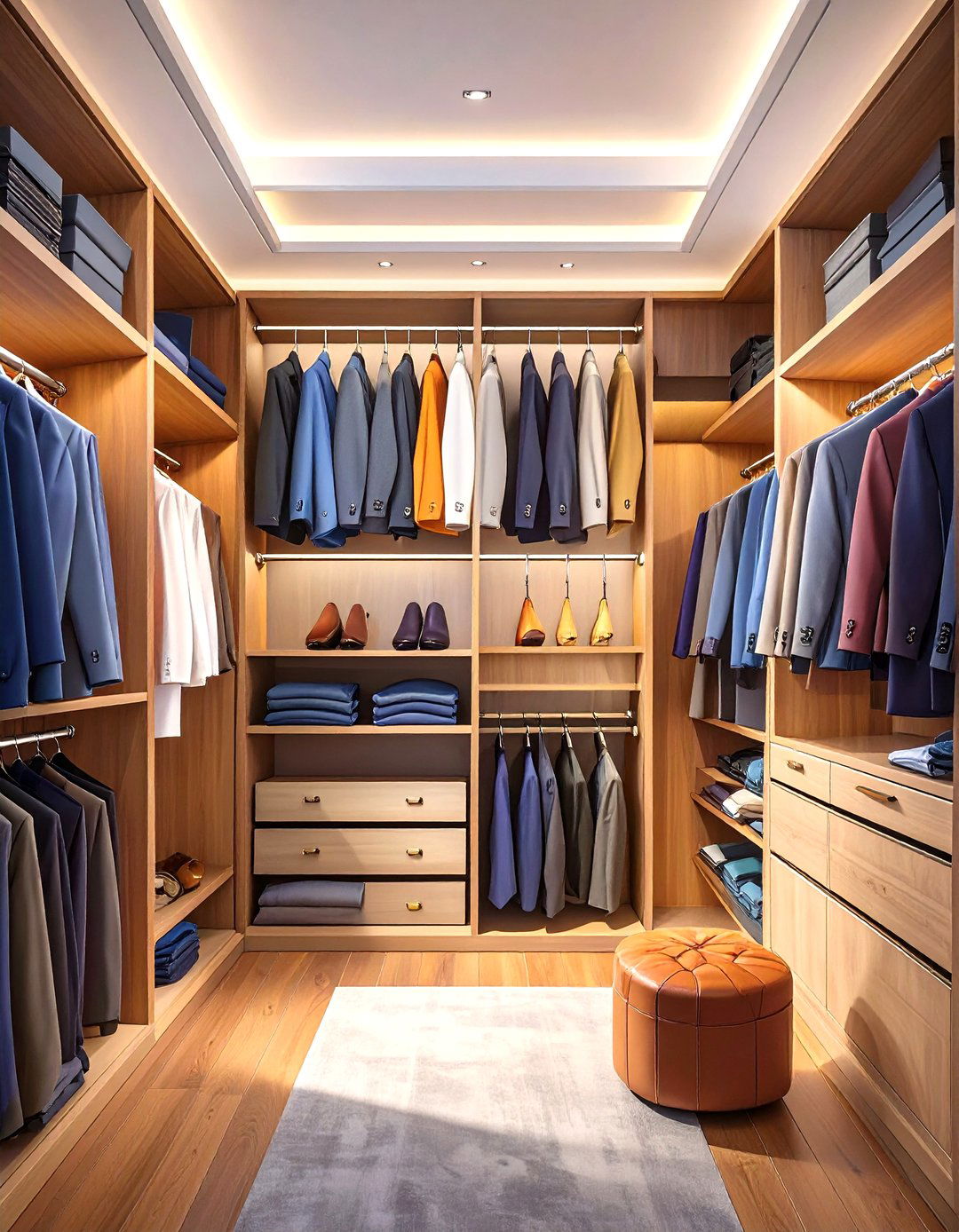 Install a Second Hanging Rod to Double Space - 30 ways to organize your closet ideas