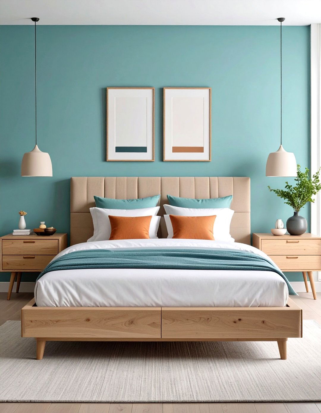 Installing Floating Wooden Nightstands - 30 quiet luxury interior design ideas