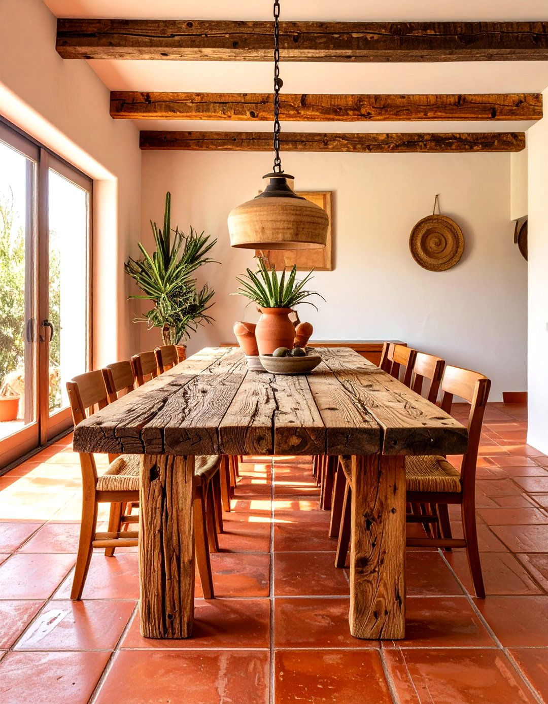 Installing Rustic Wood Furniture - 30 southwestern interior design ideas