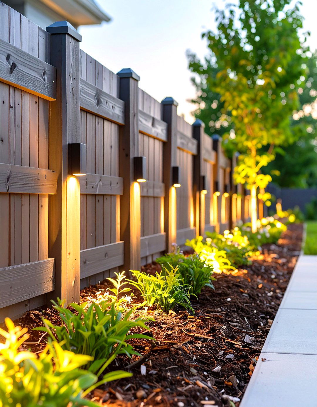 30 Simple Fence Line Landscaping Ideas for Privacy