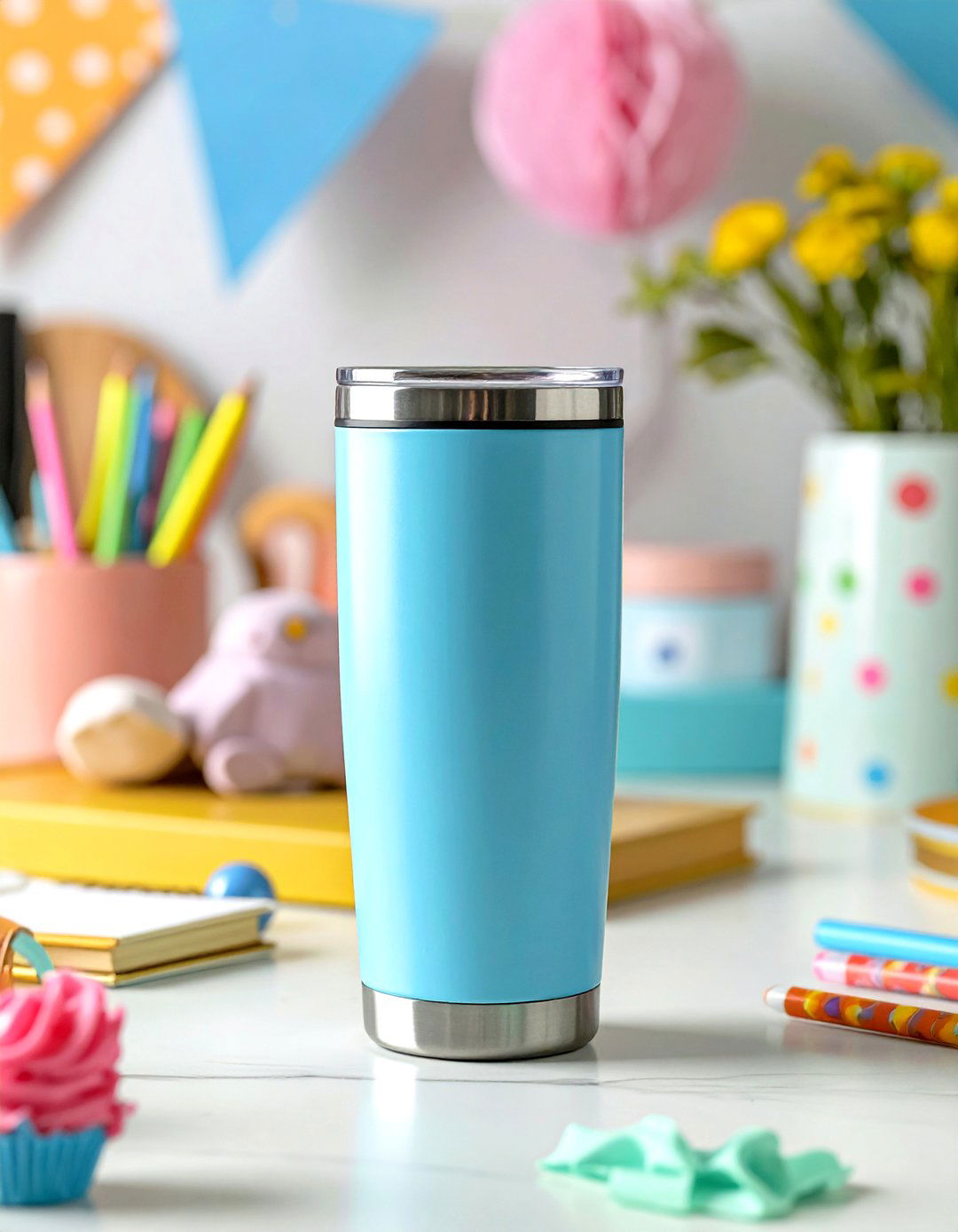 Insulated Tumbler and Water Bottles - 30 gift ideas for baby shower games