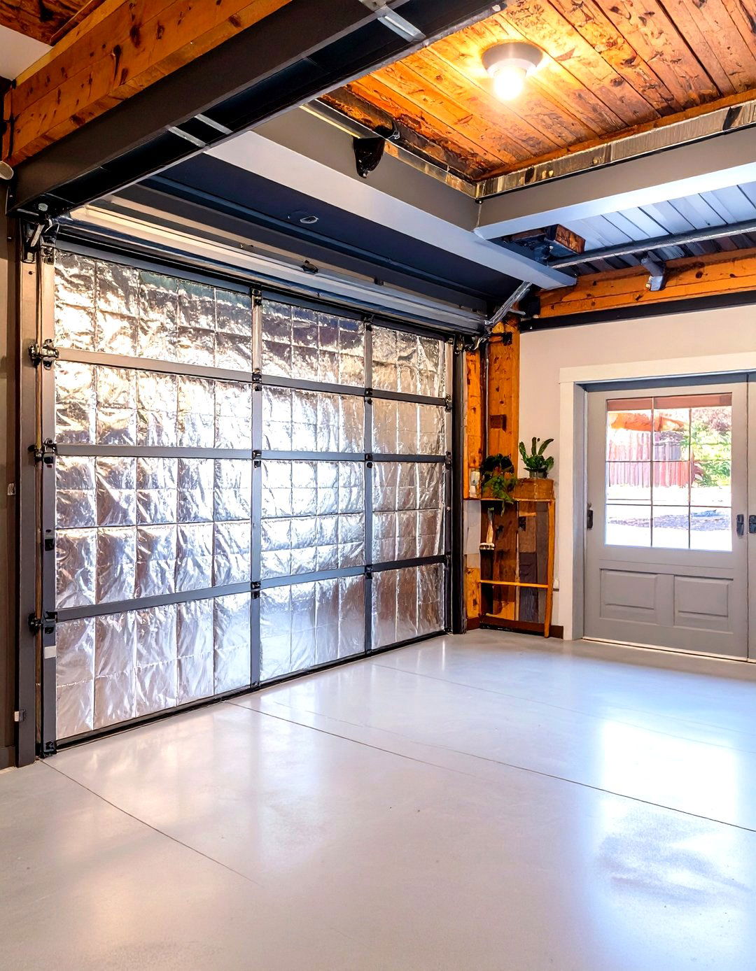 Insulating the Garage Door - 30 simple garage man cave ideas