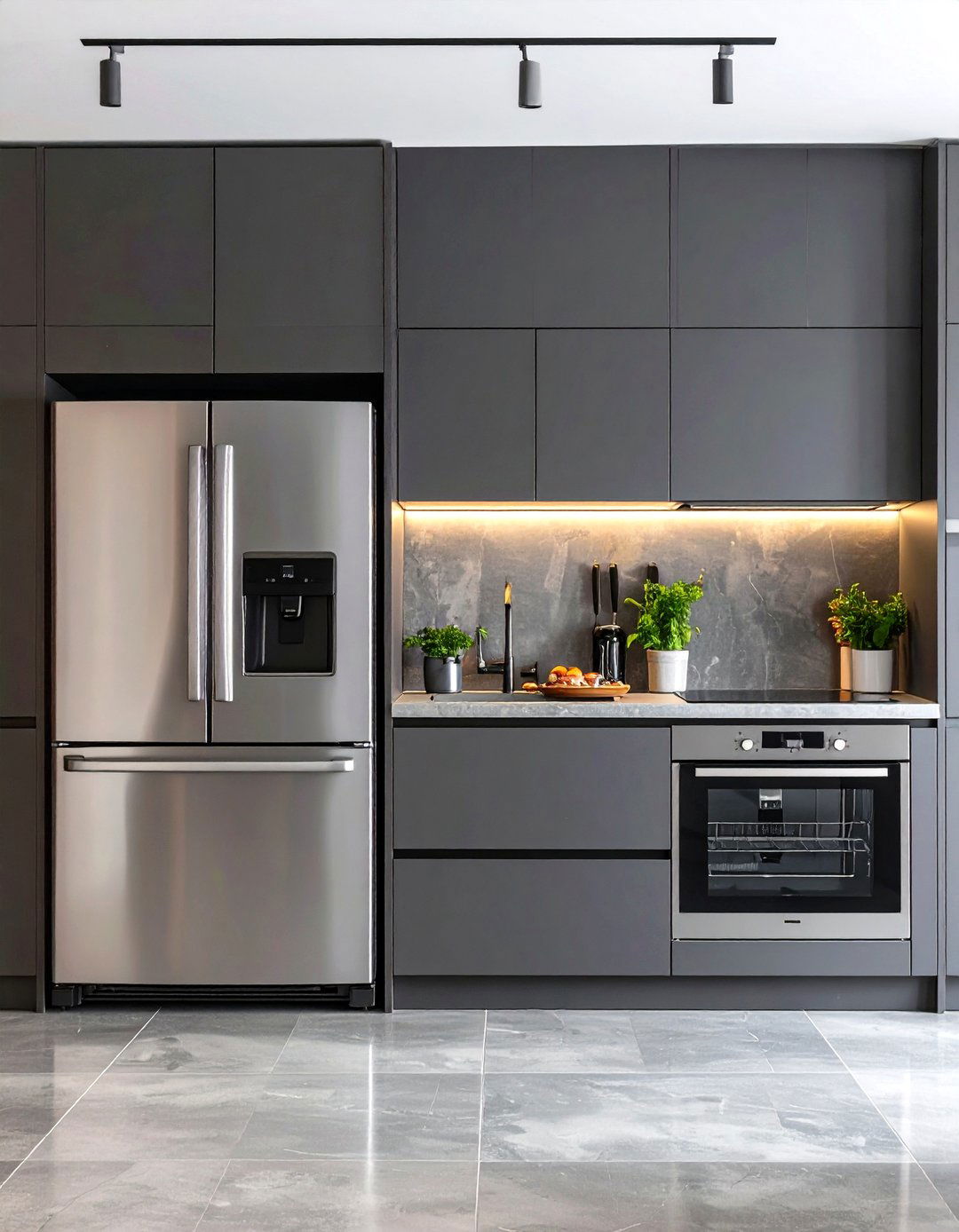 Integrated Appliance Kitchen Cabinets - 30 design kitchen cabinets ideas
