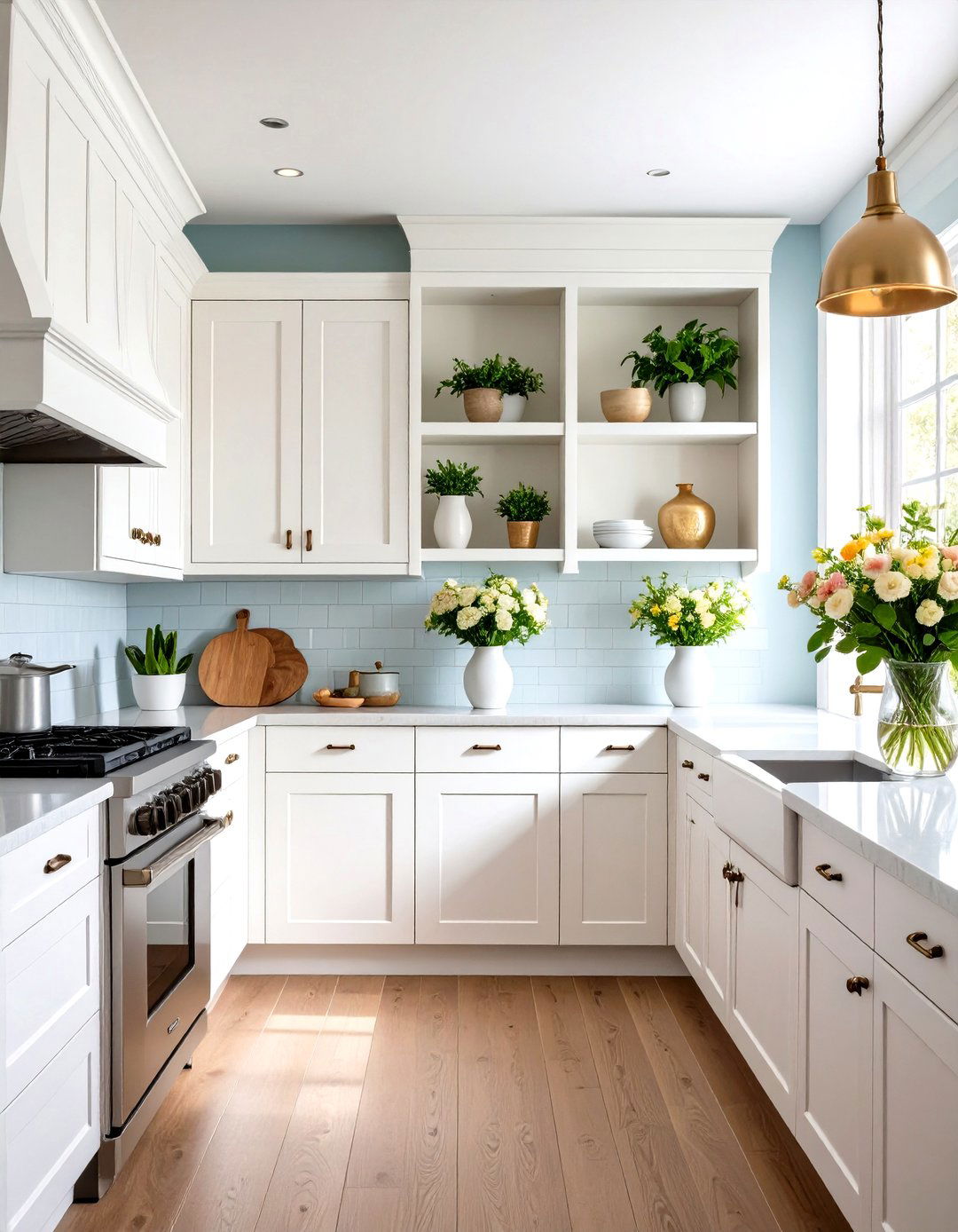 Integrated Kitchen Cabinet and Shelving - 30 kitchen shelving ideas