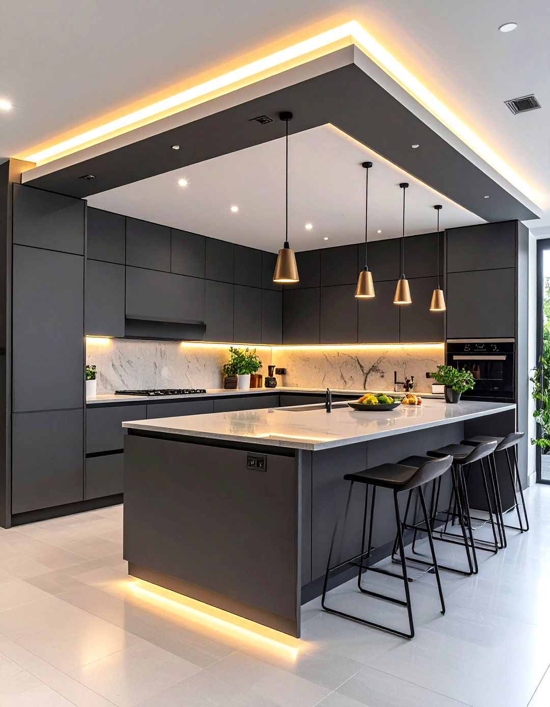 Integrated Kitchen Soffit Lighting - 30 kitchen soffit ideas