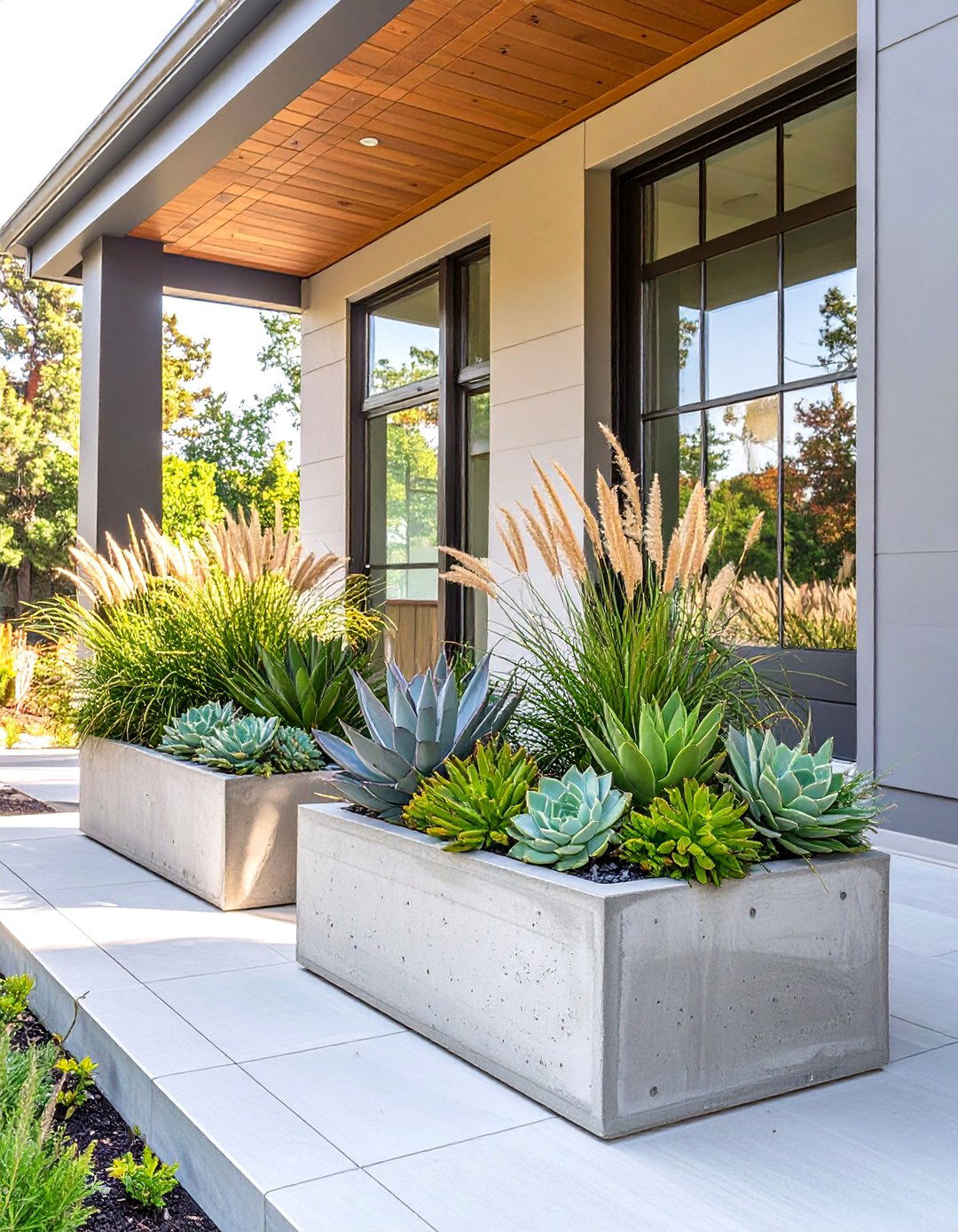 30 House Modern Front Porch Ideas for a Sleek Entrance - We Love Home Blog