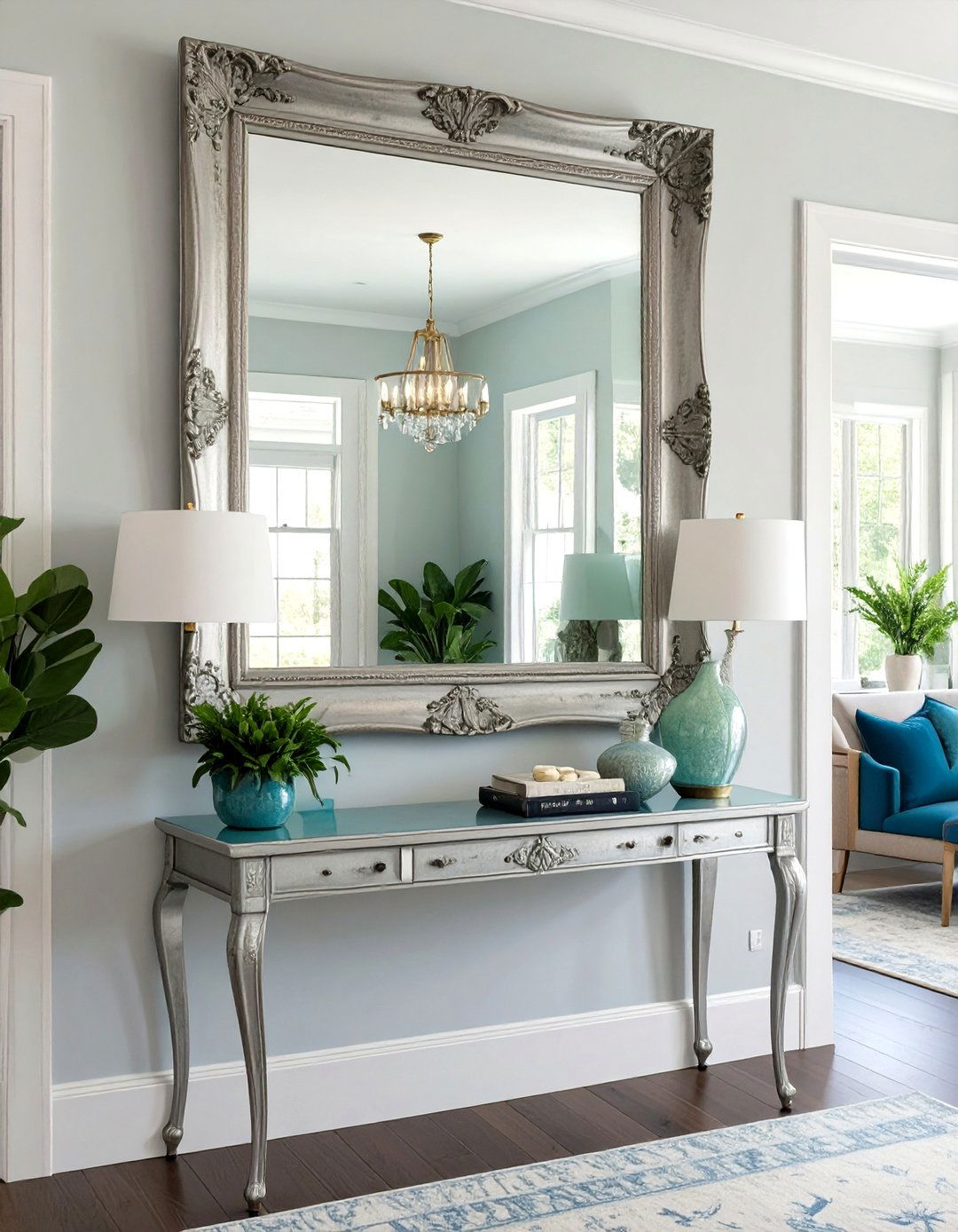 Integrating Reflective Surfaces Like Mirrors and Glass - 30 transitional interior design style ideas