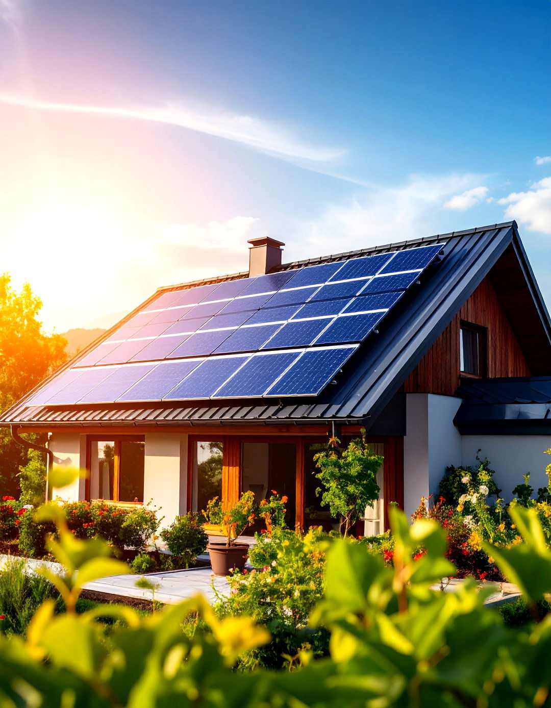 Integration of Photovoltaic PV Panels - 30 passive house design ideas