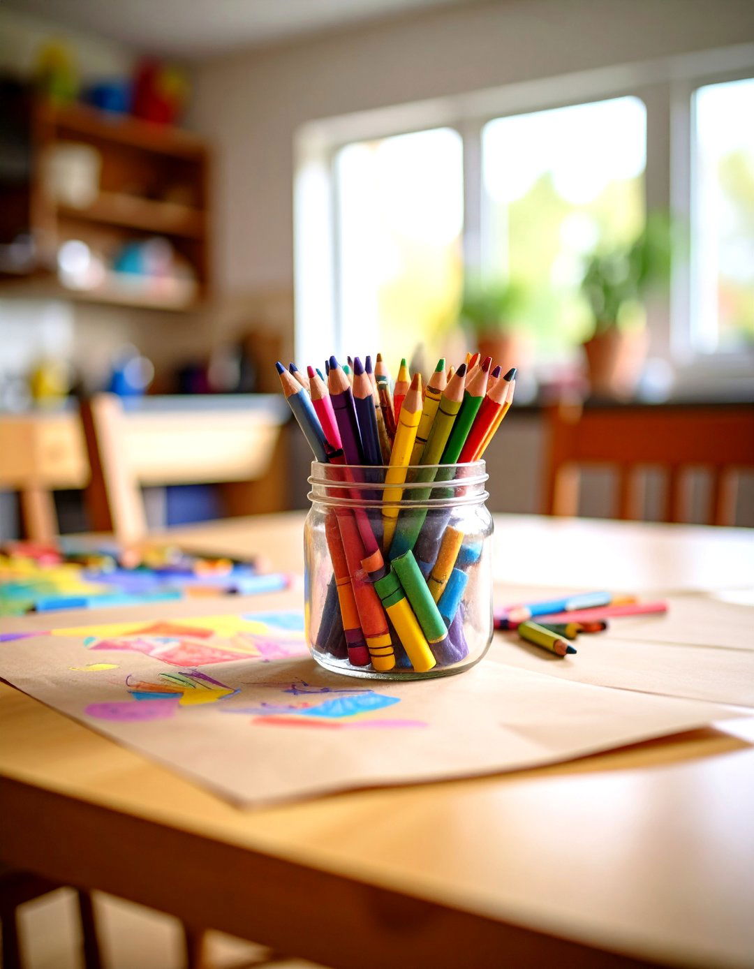 Interactive Family Fun Zone - 30 kitchen table decorations ideas