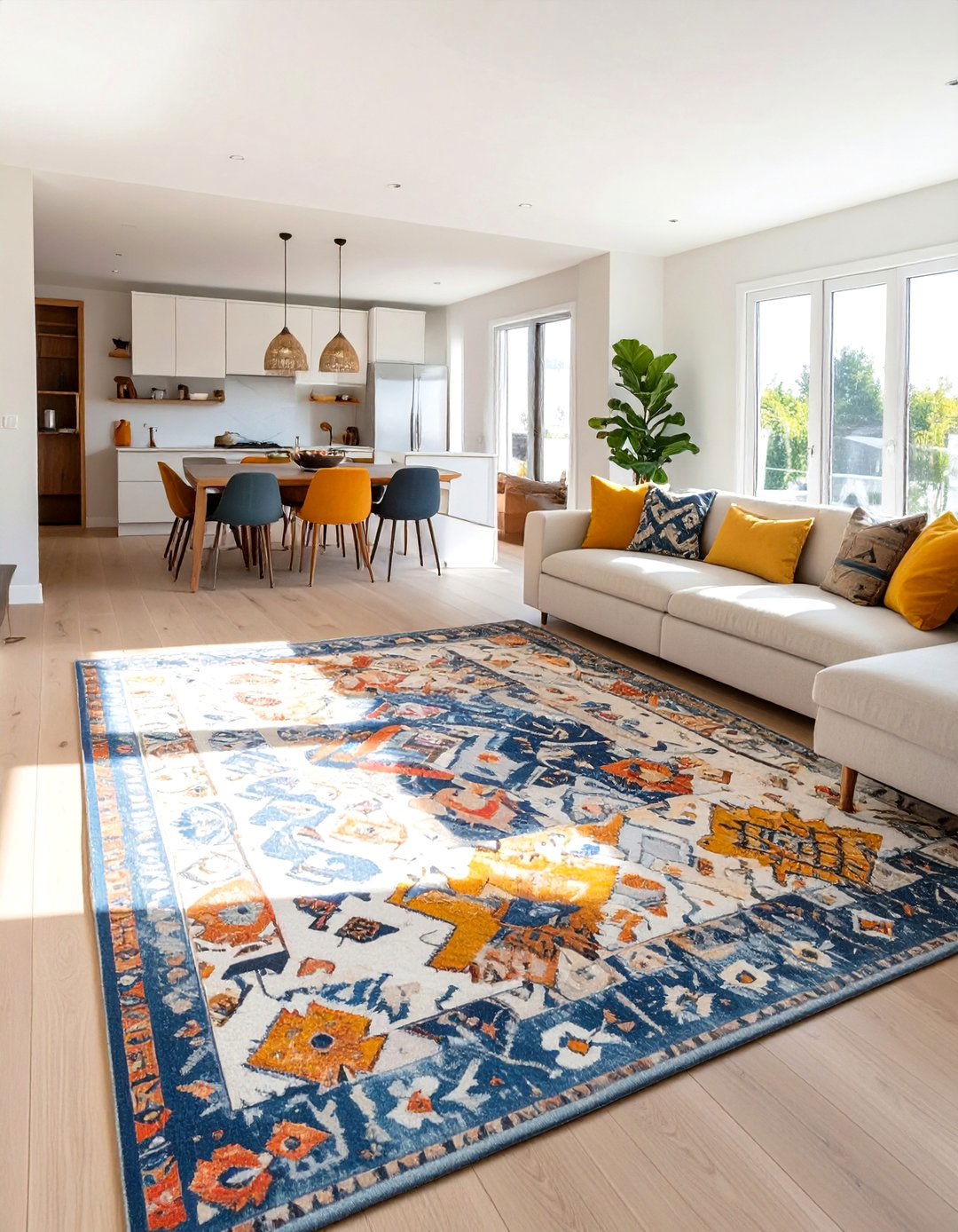 Interior Decorating Defining Zones with Area Rugs - 30 interior design vs interior decorating ideas