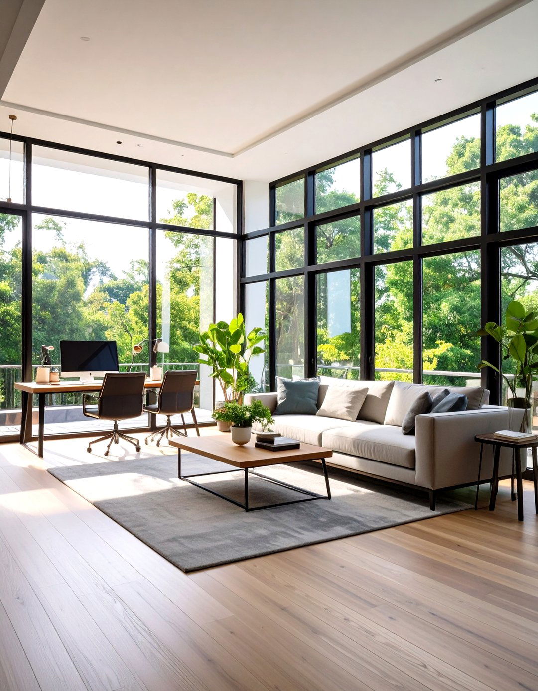Interior Windows for Open Concept Living - 30 living room window ideas