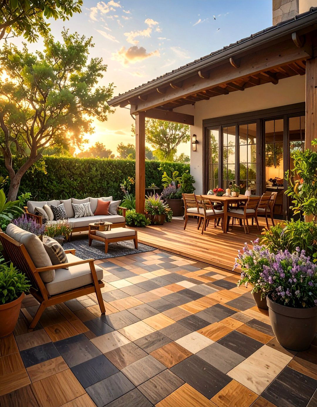 Interlocking Deck Tiles - 30 deck floor covering ideas