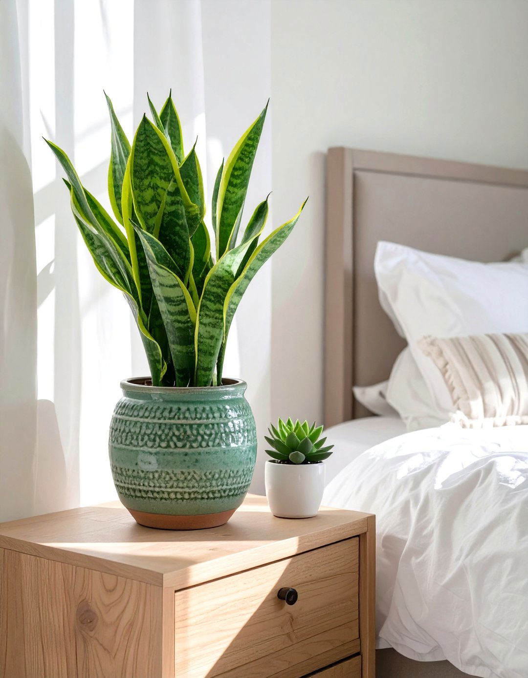 Introduce Greenery with Plants in the Master Bedroom - 30 simple master bedroom ideas