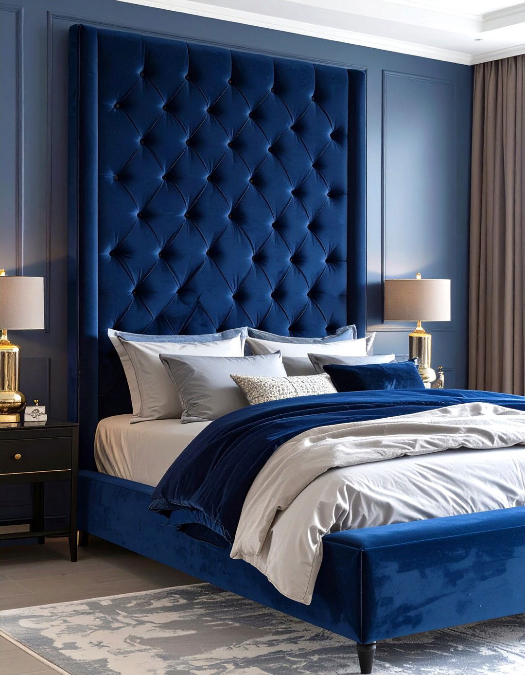 Invest in a Statement Headboard - 30 ways to spice up the bedroom ideas