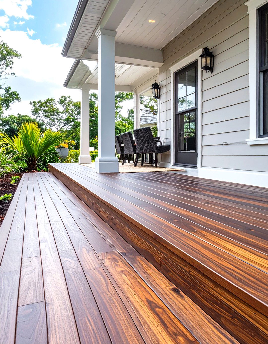 Ipe Wood Horizontal Skirting - 30 horizontal deck skirting ideas