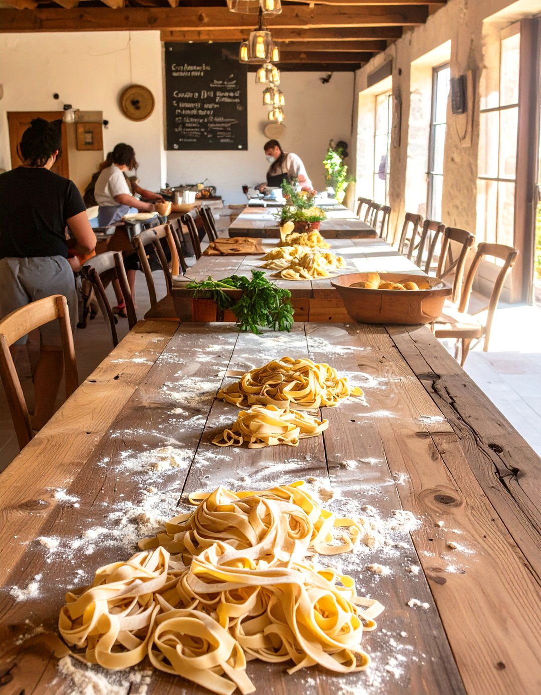 Italian Pasta Making Class - 30 couples shower ideas