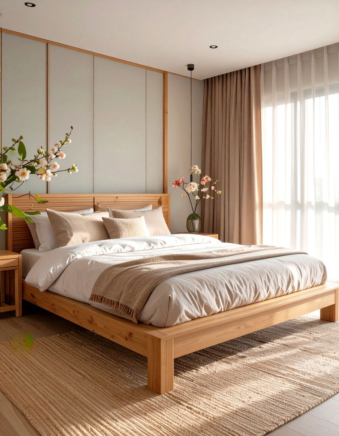 Japandi Fusion Bedroom - 30 master bedroom ideas modern