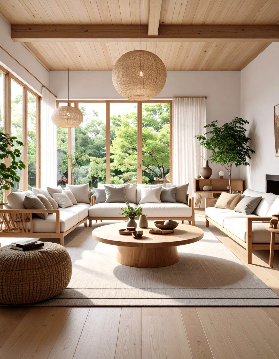 Japandi Fusion Living Room - 30 decoration ideas for living room