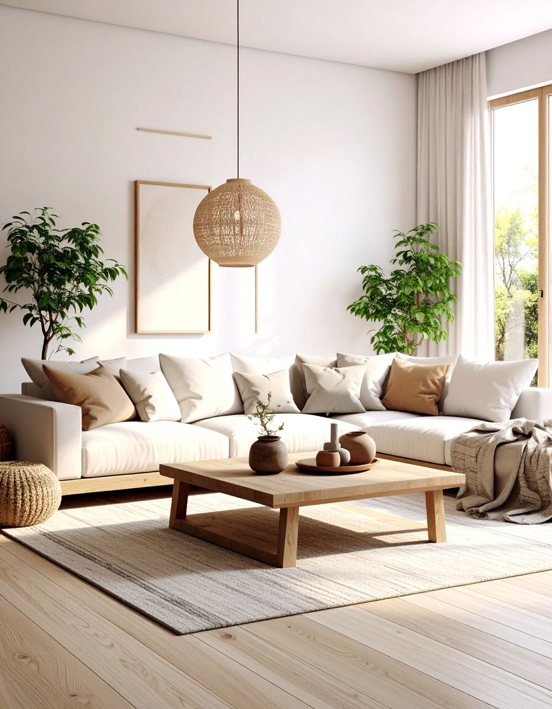 Japandi Fusion Living Room - 30 home decor ideas for living room