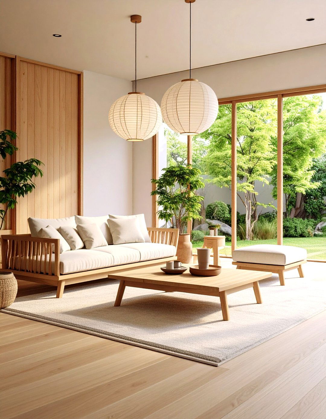Japandi Fusion Living Room - 30 living room decor ideas 2025