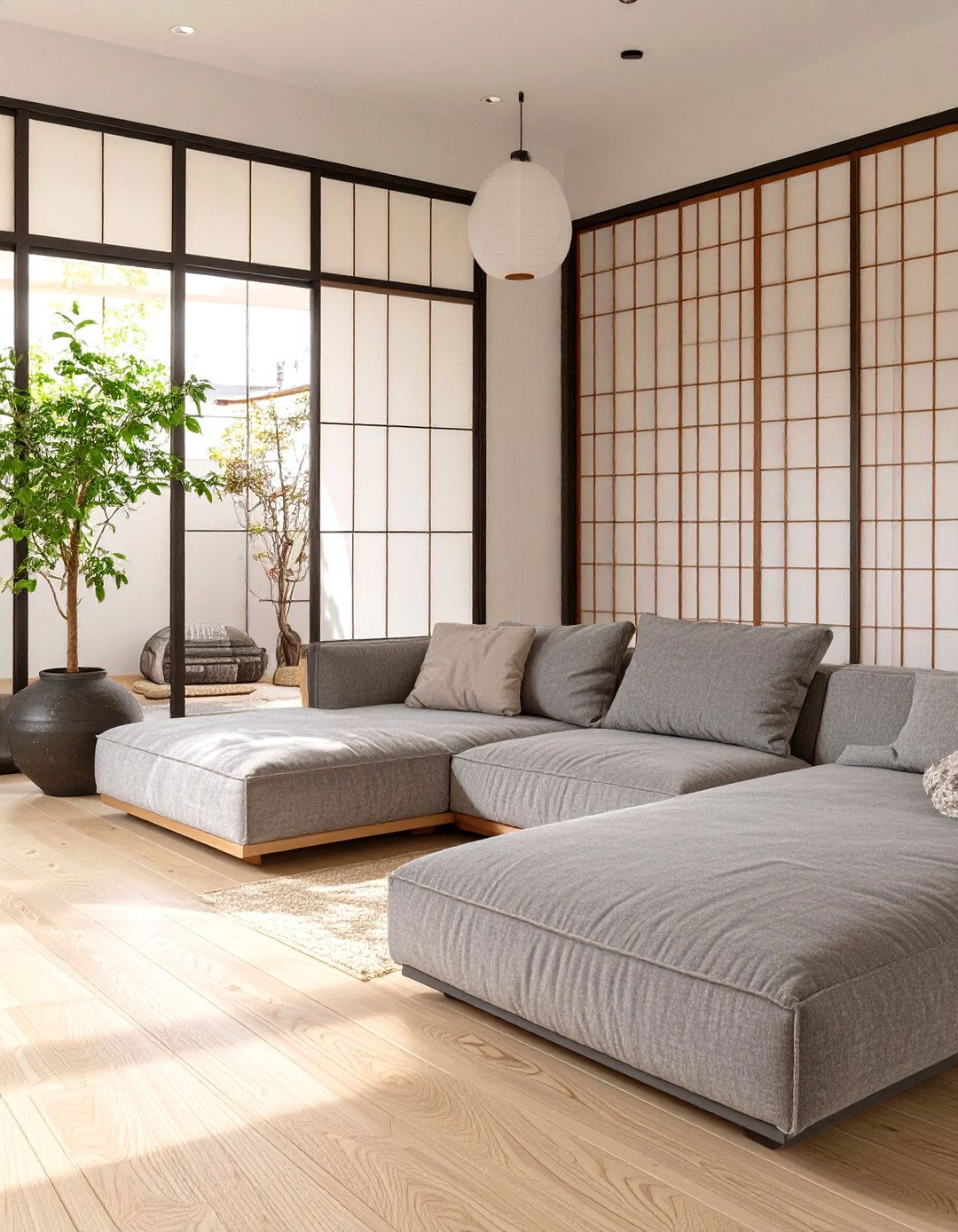 Japandi Fusion Living Room - 30 contemporary living room ideas