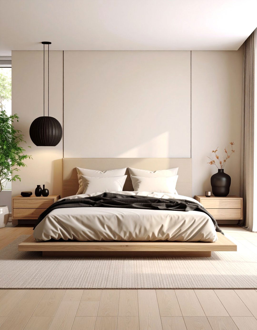 Japandi Minimalism Bedroom - 30 2025 bedroom trends