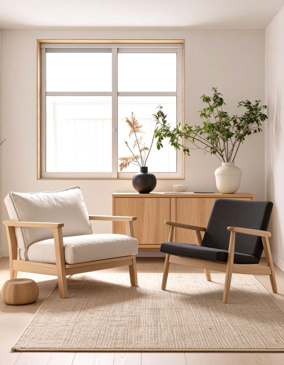 Japandi Minimalism Living Room - 30 interior design help ideas