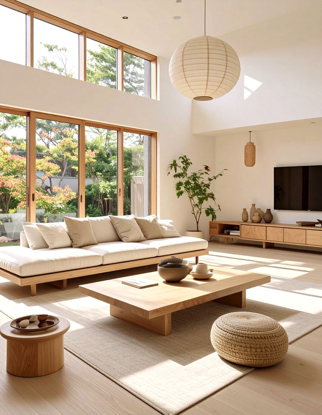Japandi Sanctuary Living Room - 30 nu look home design ideas