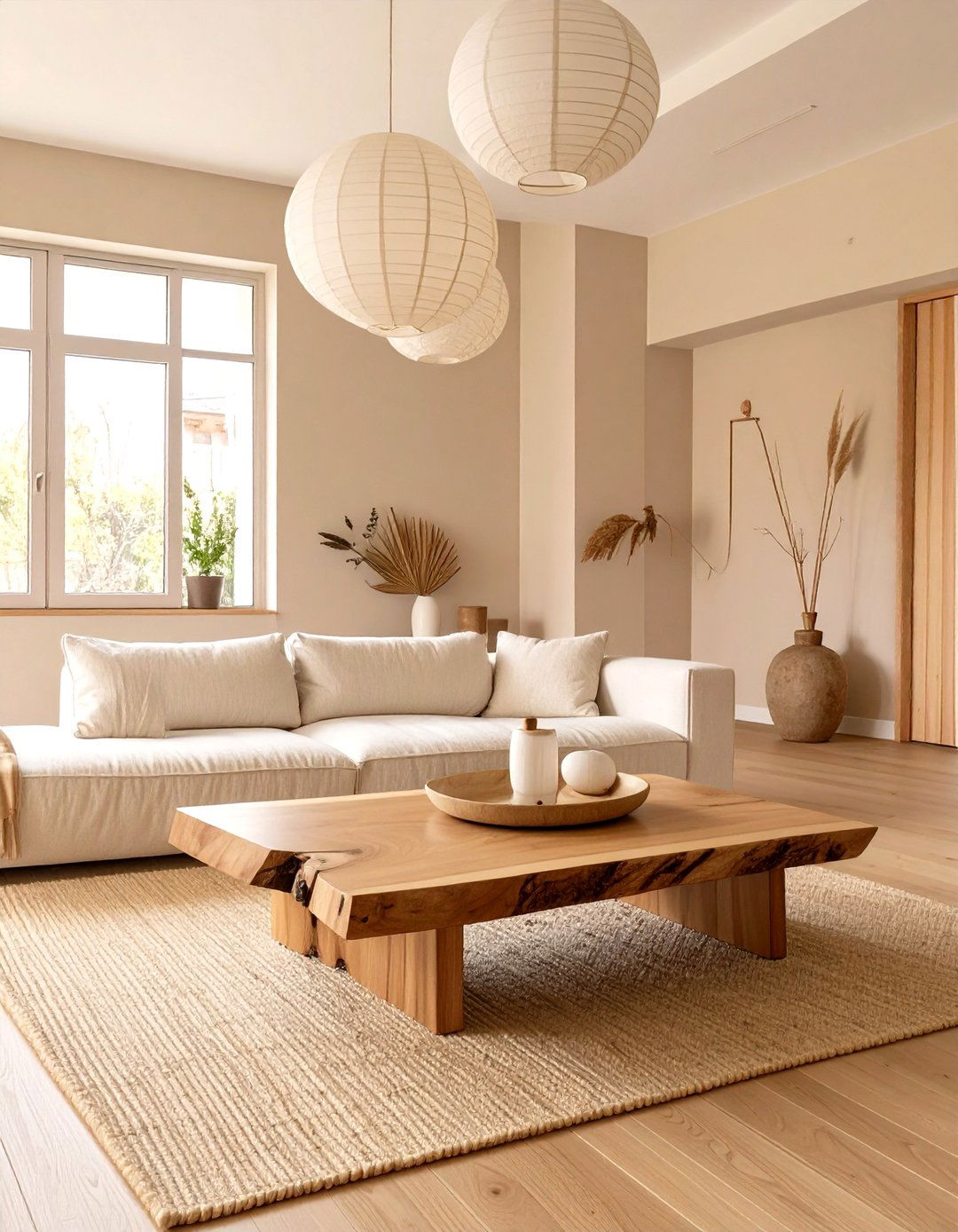 Japandi Serenity Living Room - 30 interior design photos ideas