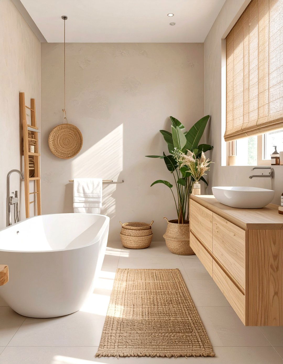 Japandi Style Bathroom - 30 bathroom ideas decor