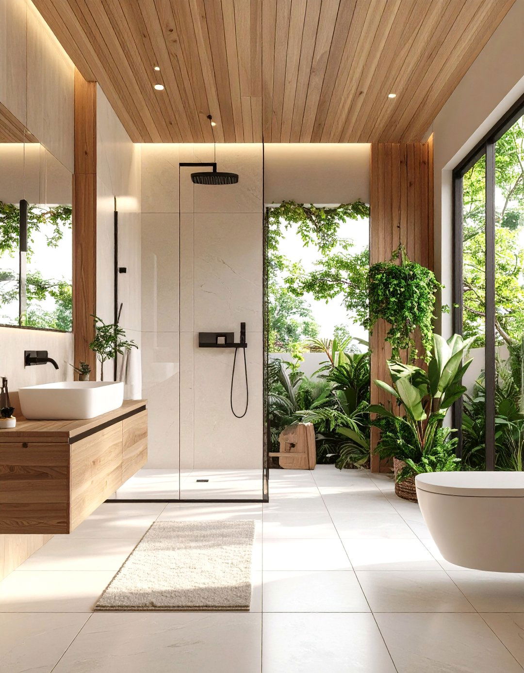 Japandi Style Bathroom - 30 50 small bathroom ideas with shower and toilet