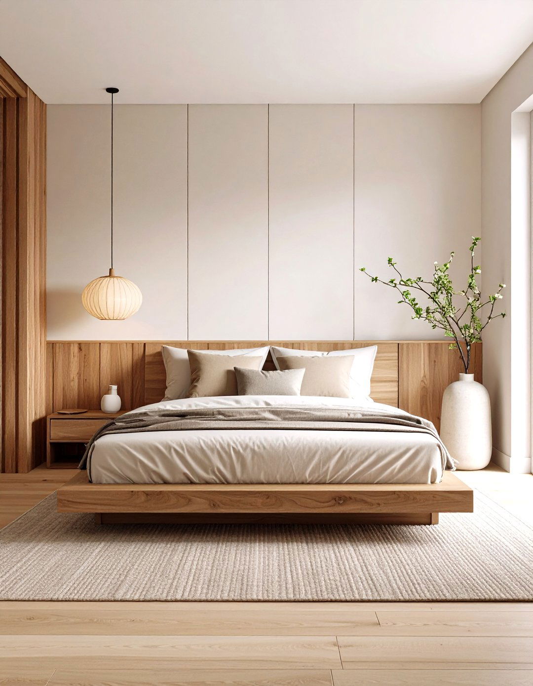 Japandi Style Bedroom Fusion - 30 elegant master bedroom ideas
