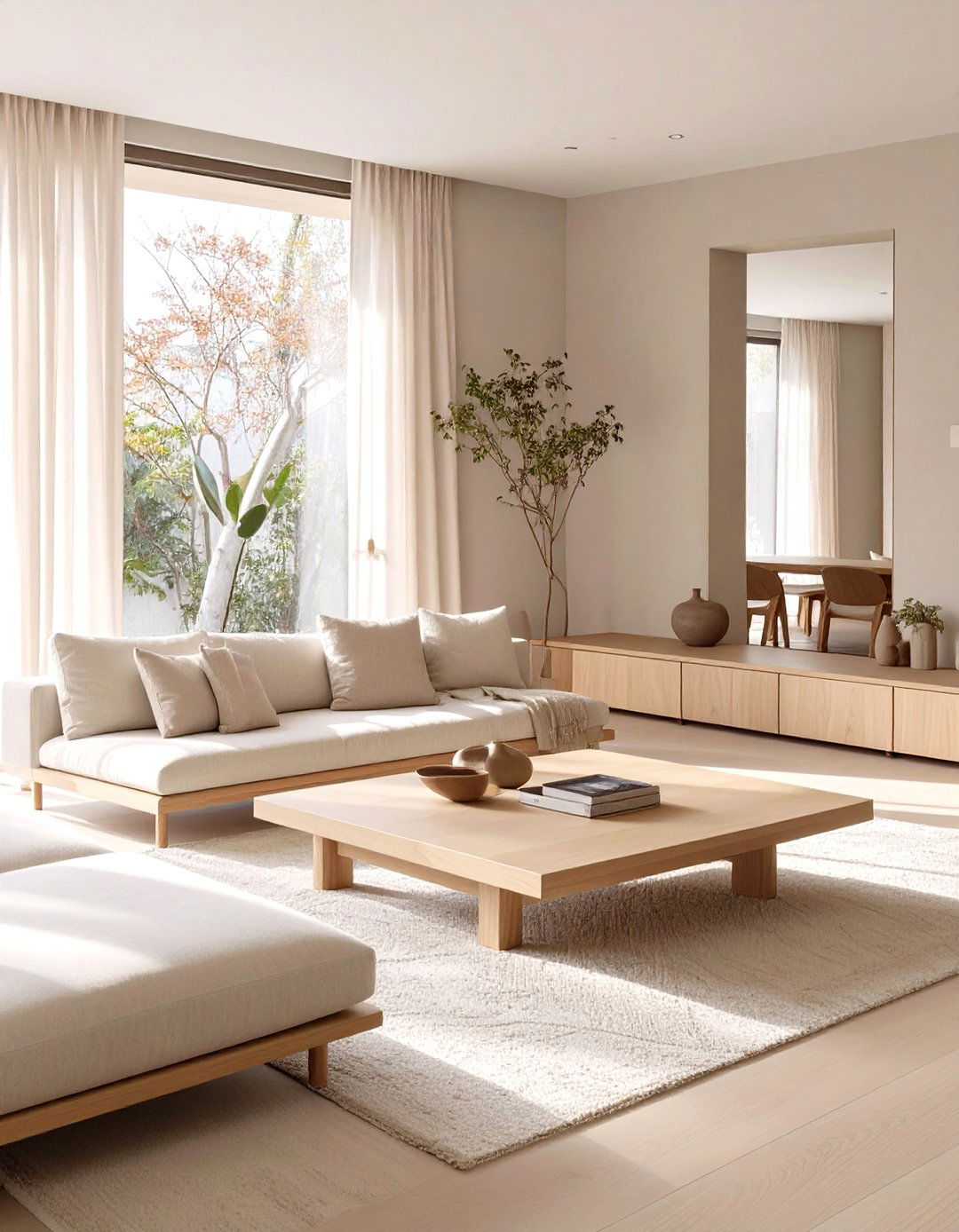 Japandi Style Family Room - 30 modern family room ideas