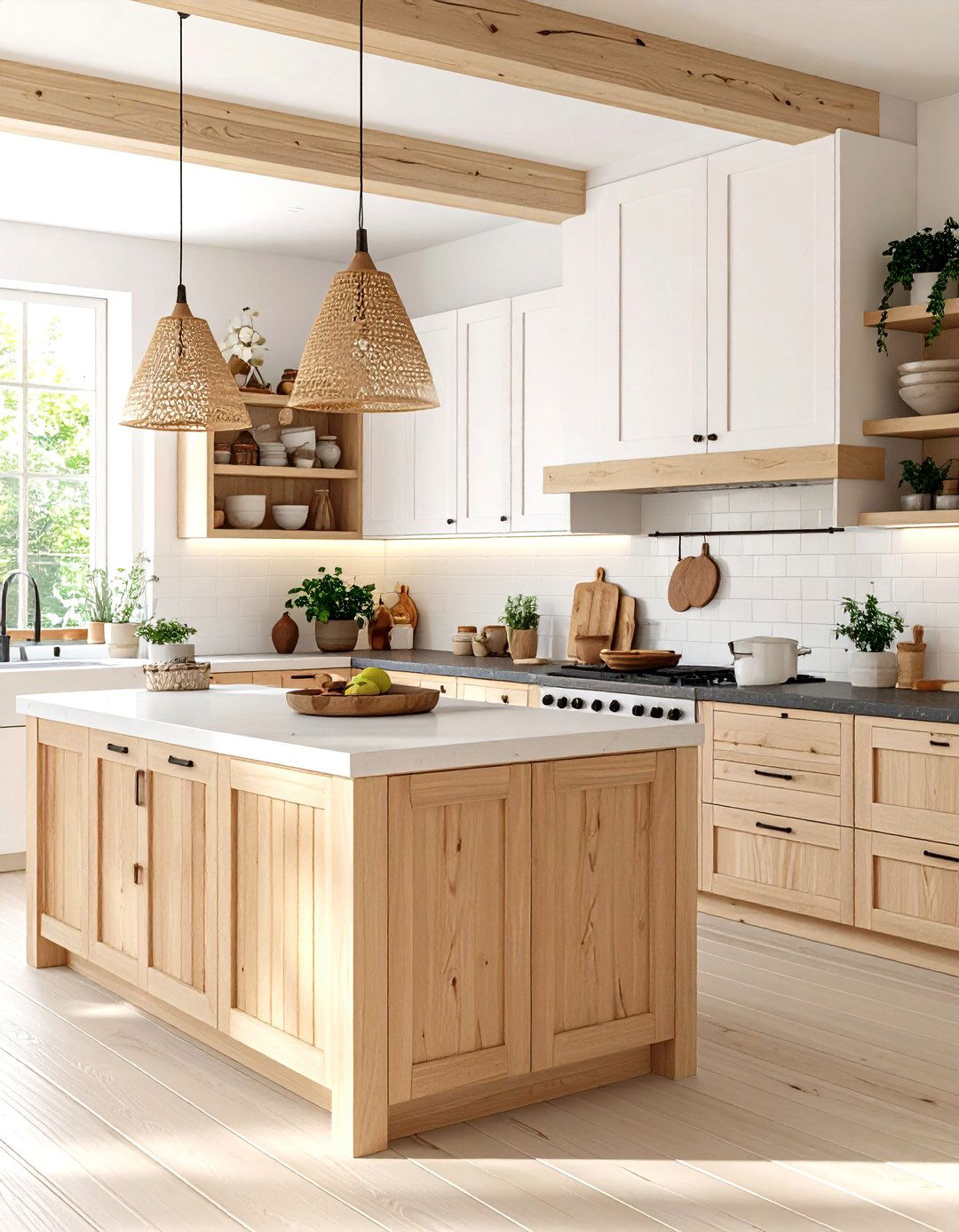 Japandi Style Kitchen Cabinets - 30 ideas for kitchen cabinets