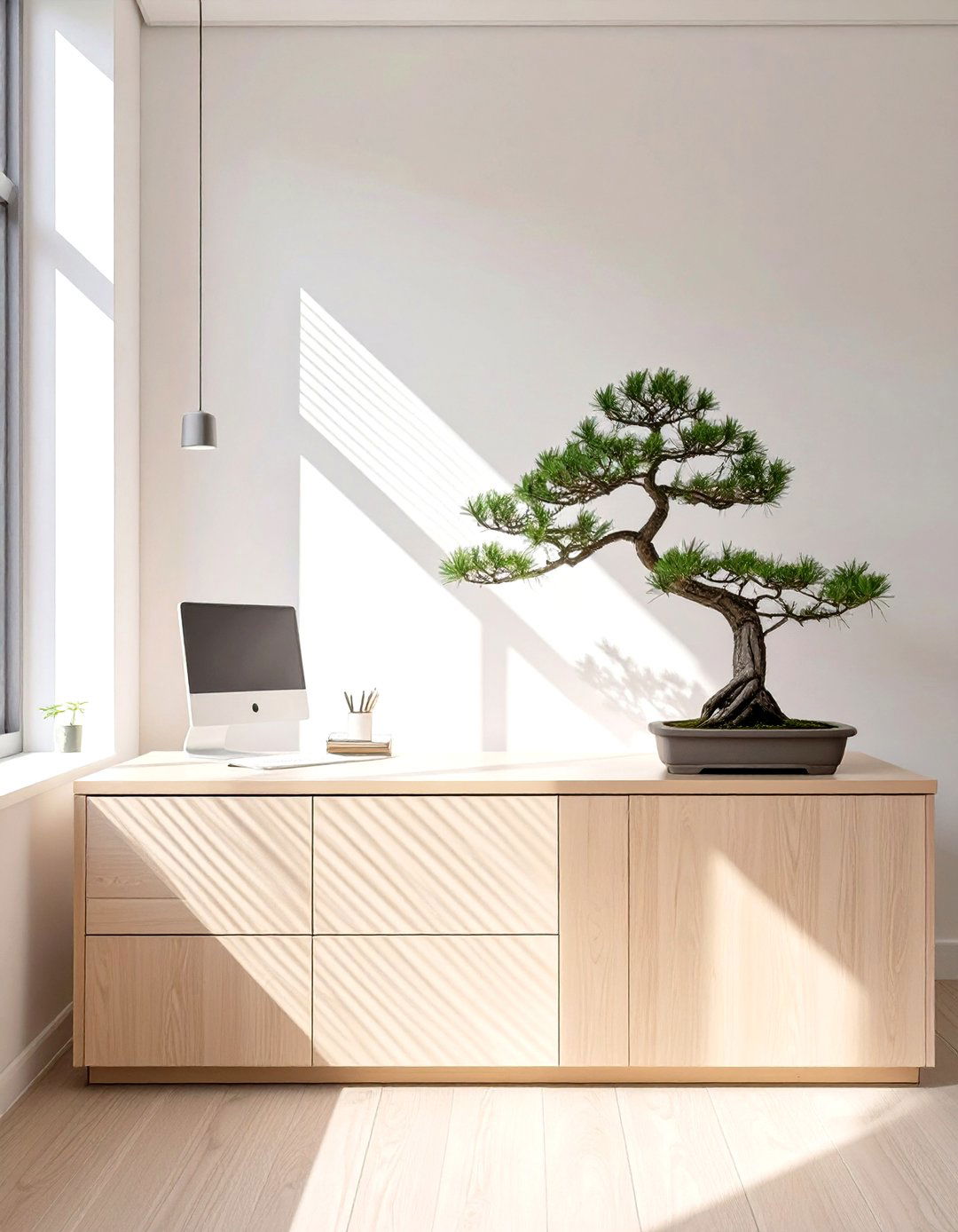 Japandi Style Office - 30 modern office ideas