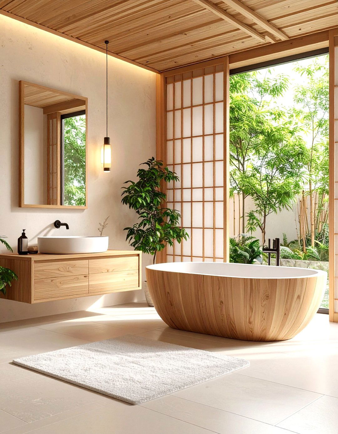 Japandi Wellness Bathroom - 30 2025 bathroom ideas