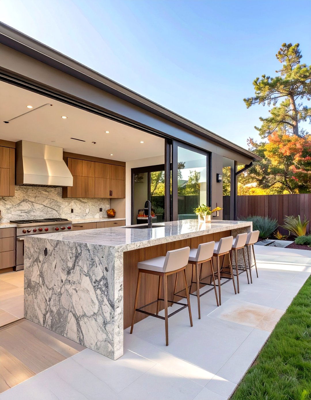 Japanese Inspired Outdoor Kitchen - 30 outdoor kitchen designs