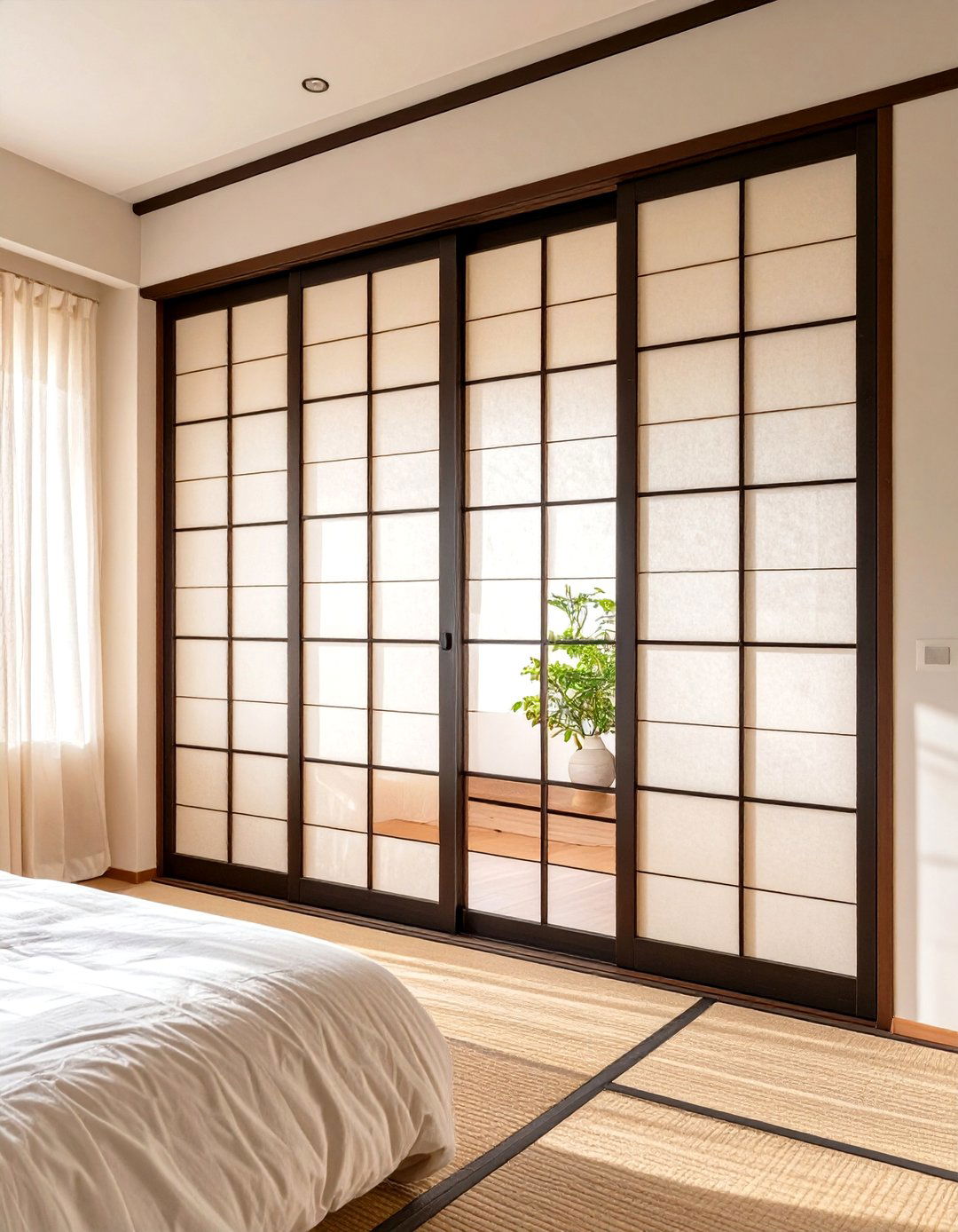 Japanese Inspired Shoji Screen Doors - 30 closet doors ideas