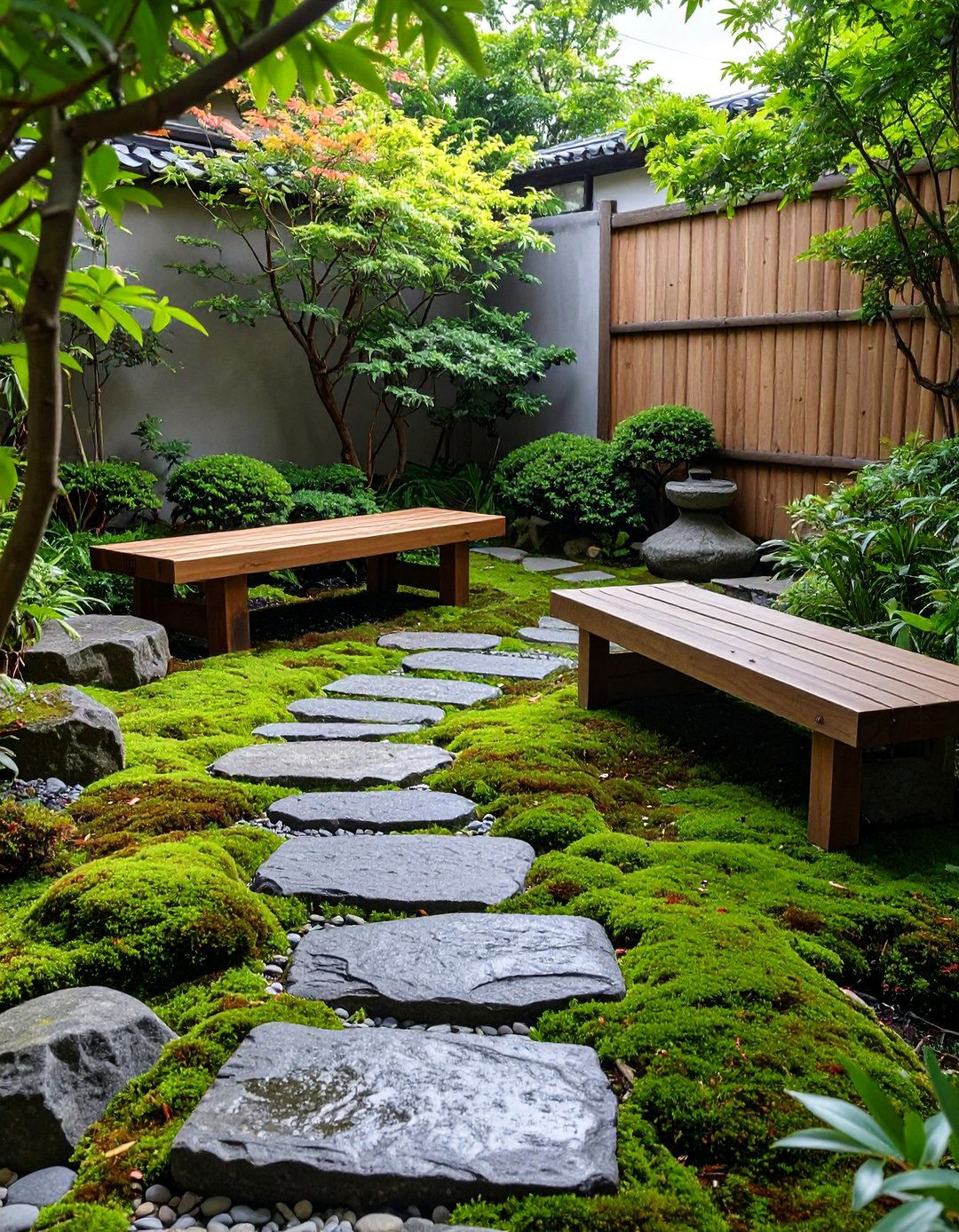 Japanese Inspired Tea Garden - 30 ai small backyard design ideas