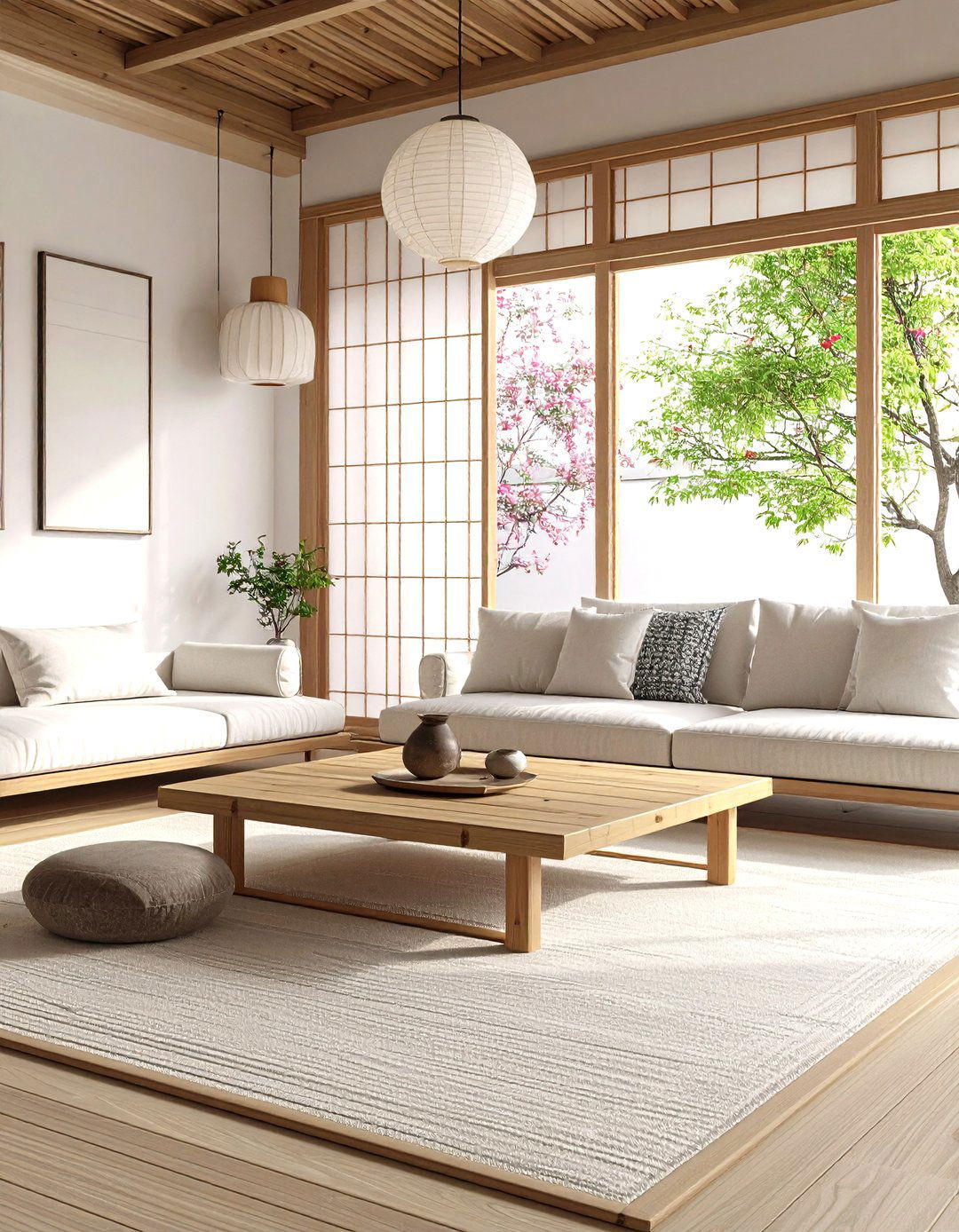 Japanese Inspired Zen Living Room - 30 popular living room ideas