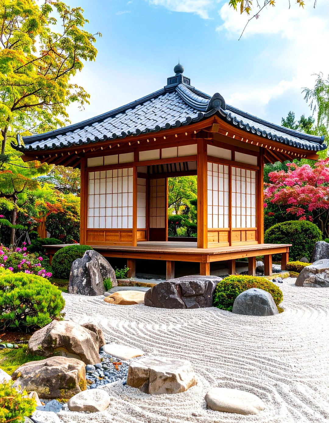 Japanese Teahouse Gazebo - 30 backyard gazebo ideas