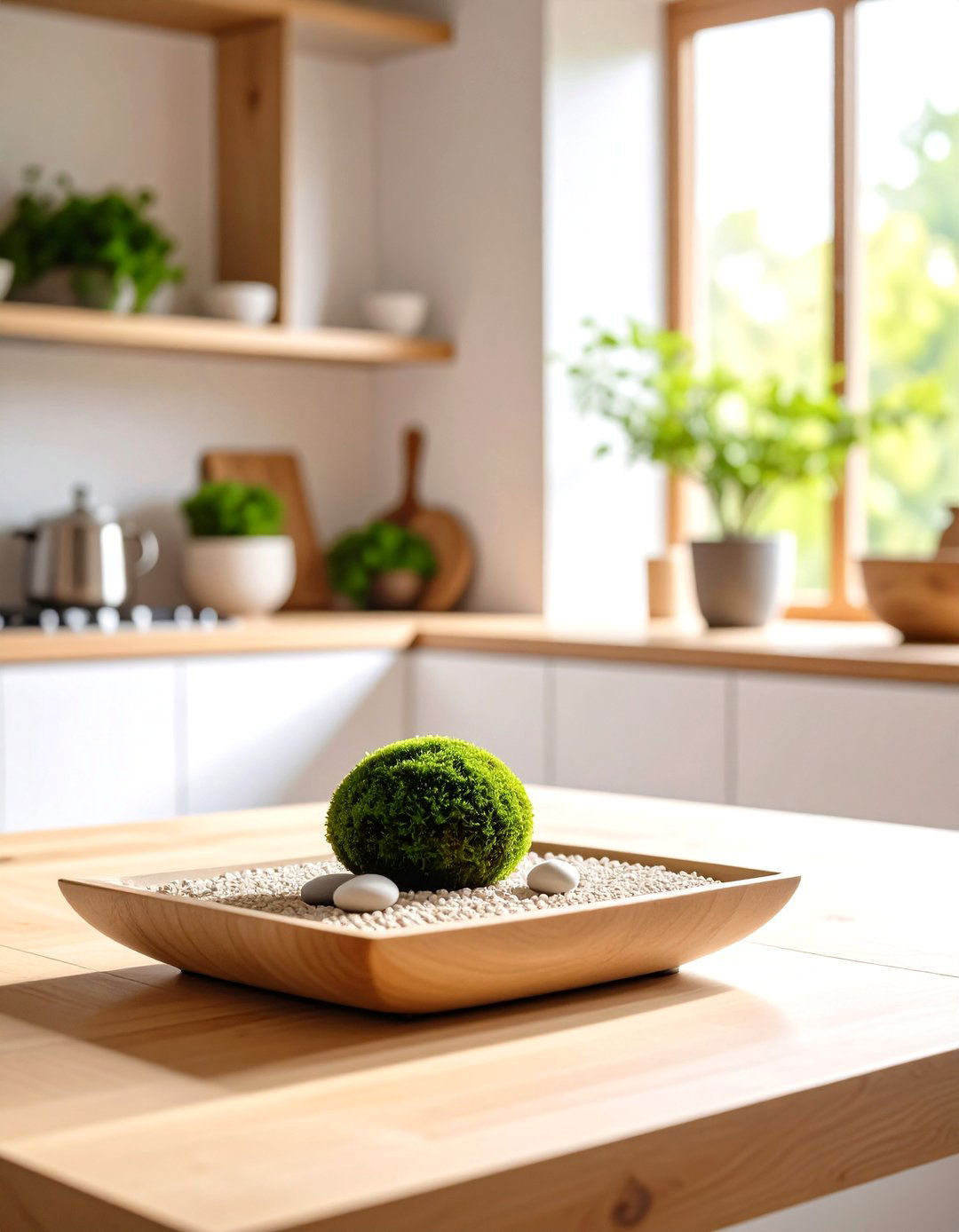 Japanese Zen Garden - 30 kitchen table decorations ideas