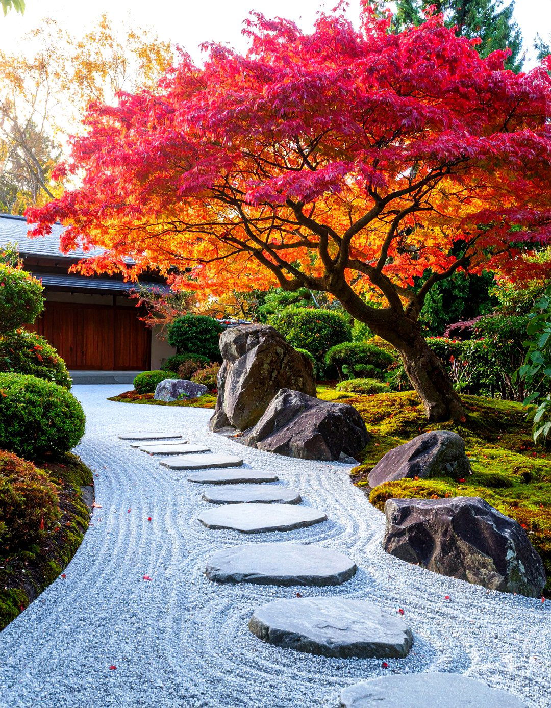 Japanese Zen Garden Driveway Entrance - 30 driveway entrance landscaping ideas
