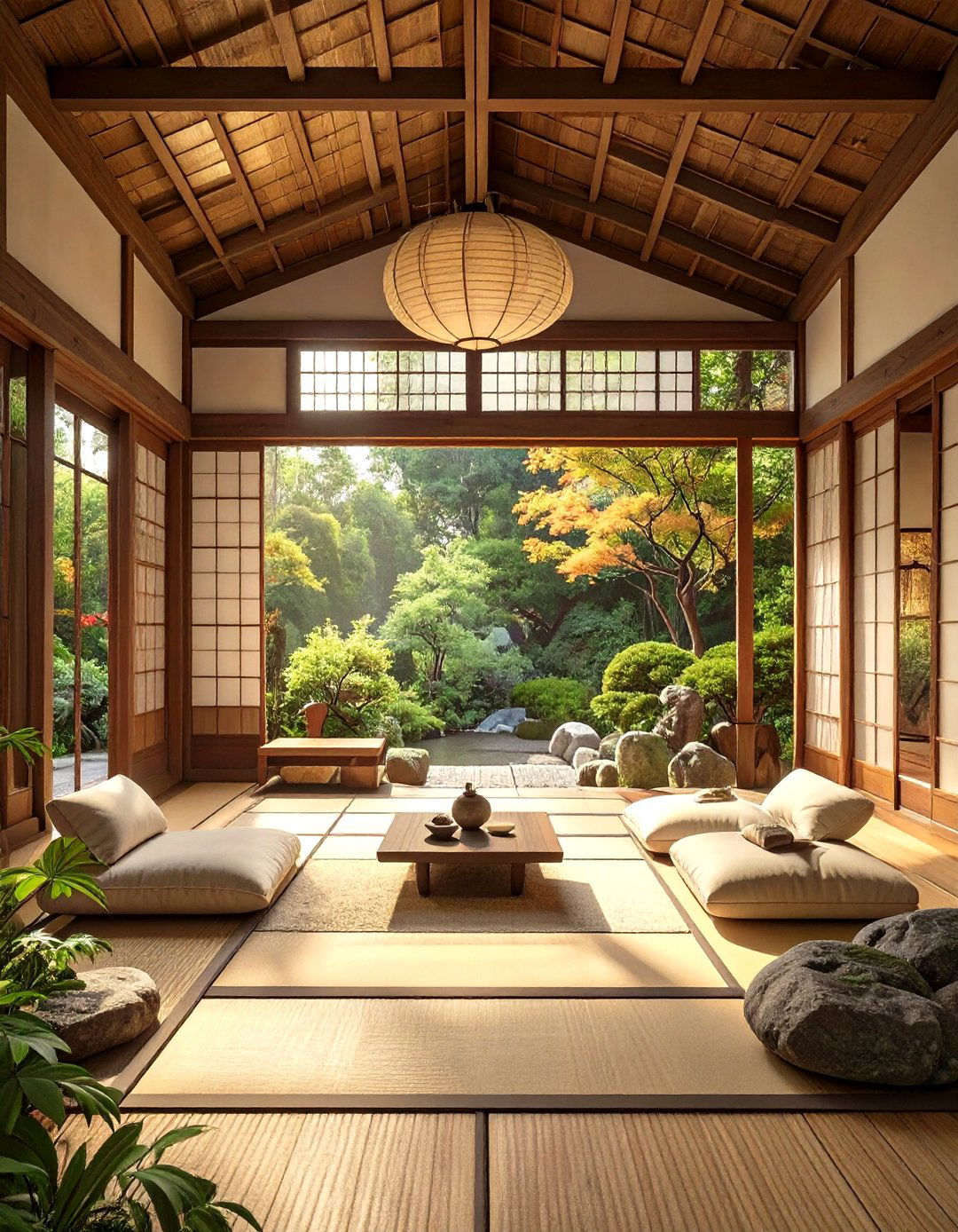Japanese Zen Garden Living Room - 30 minecraft living room ideas