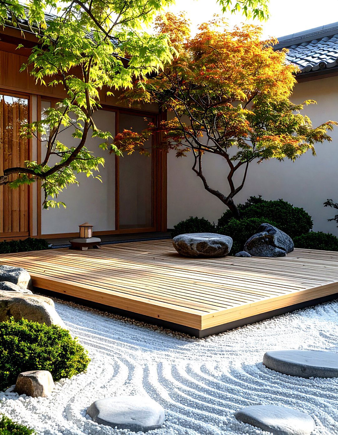 Japanese Zen Garden Patio Deck - 30 patio deck ideas